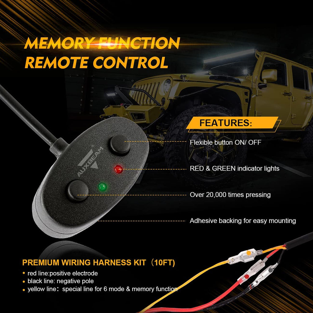 42 INCH 6 MODES WHITE&AMBER CURVED OFF ROAD LED LIGHT BAR