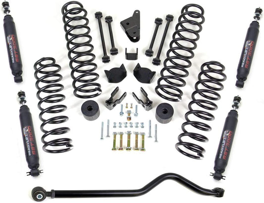 Readylift 69-6403 4" Coil Spring Lift Kit with Adjustable Track Bar and SST3000 Shocks, Jeep Jk Wrangler 4WD 2007-2018