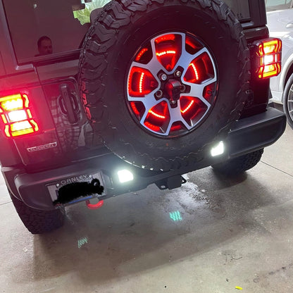 ORACLE REAR BUMPER LED REVERSE LIGHTS FOR JEEP WRANGLER JL - 6000K
