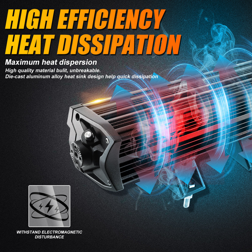 42 INCH 5D-PRO SERIES LED LIGHT BAR & CAR ROOF WINDSHIELD LED LIGHT BAR MOUNTING BRACKET FOR FORD BRONCO 2/4 DOOR 2021 2022