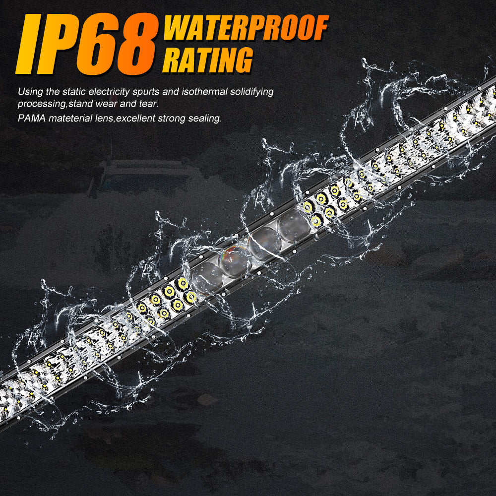 NEW 42 INCH 5D-PRO SERIES 44000LM SPOT BEAM OFF ROAD LED LIGHT BAR