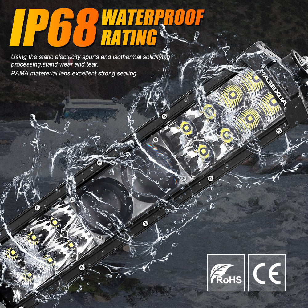 12 INCH 5D-PRO SERIES 12000LM SPOT BEAM OFF ROAD LED LIGHT BAR