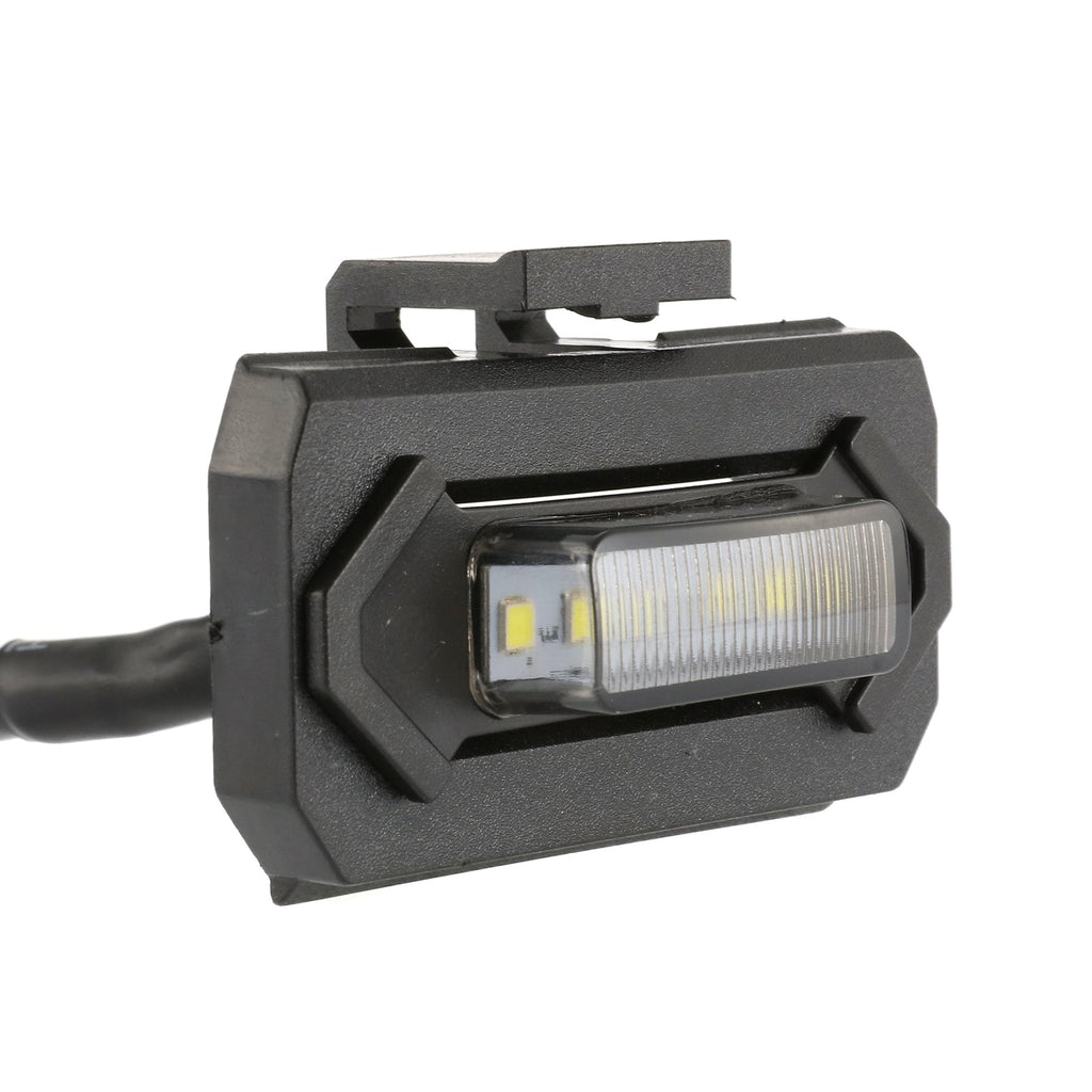 (4PCS/SET) LED FRONT GRILLE LIGHTS WHITE LIGHT FOR TOYOTA TACOMA 2020-2021 TRD OFF ROAD/TRD SPORT (SMOKED SHELL)