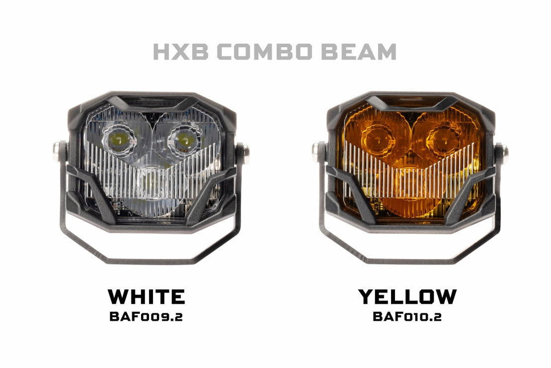 4Banger LED Pods: HXB Combo Beam