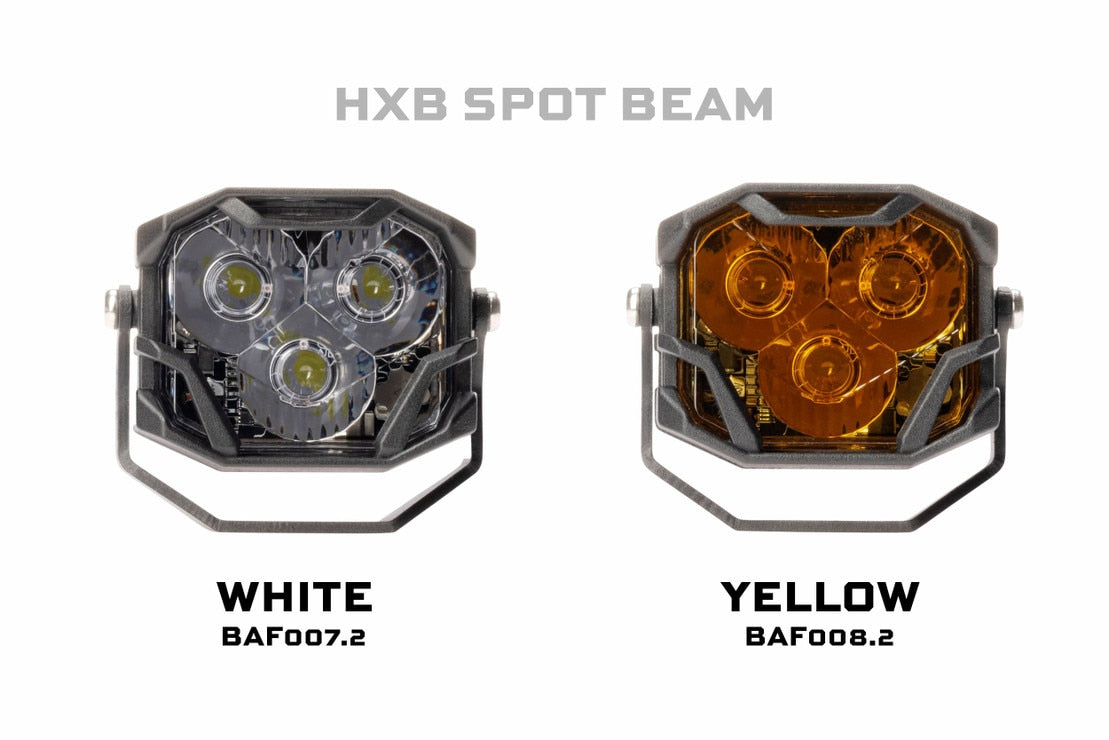 Morimoto 4Banger 2.0 HXB LED Pods (Spot / White or Yellow/ Set)