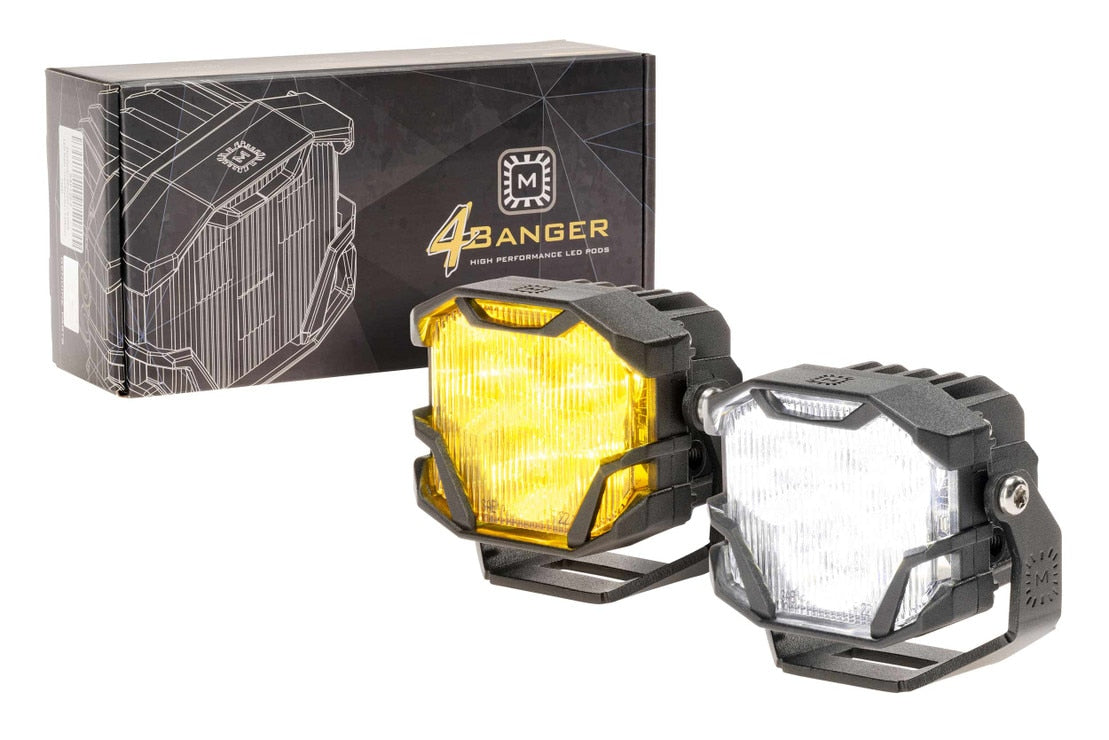4Banger LED Pods: HXB Wide Beam