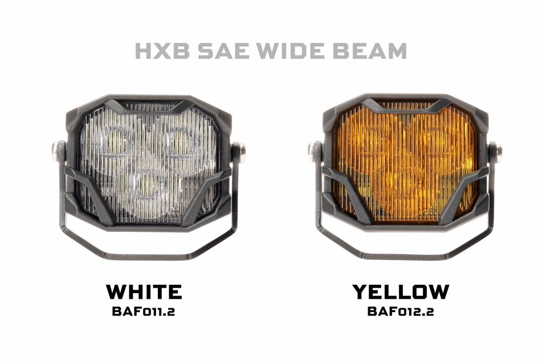 4Banger LED Pods: HXB Wide Beam