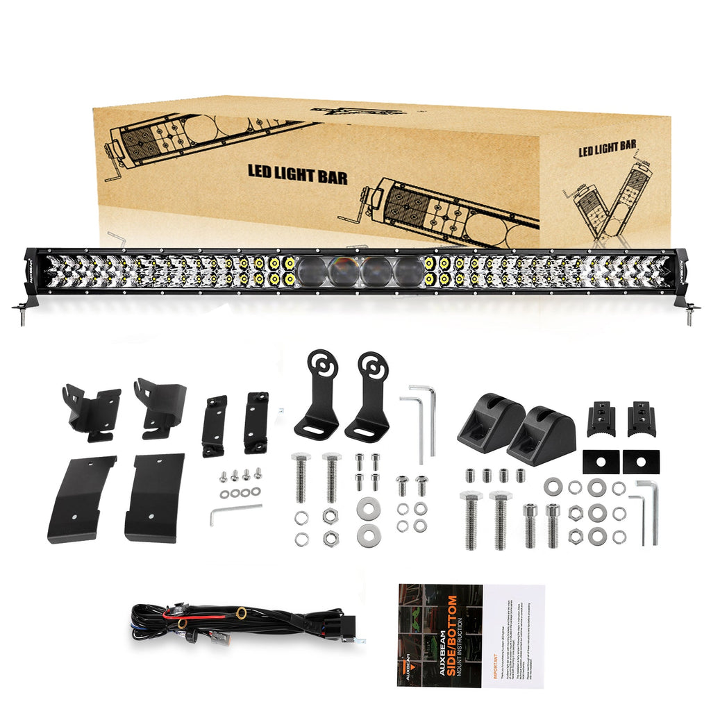 42 INCH 5D-PRO SERIES LED LIGHT BAR & CAR ROOF WINDSHIELD LED LIGHT BAR MOUNTING BRACKET FOR FORD BRONCO 2/4 DOOR 2021 2022