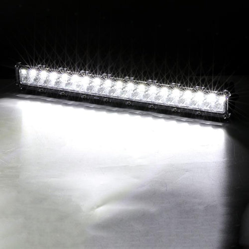 14 INCH 60W SPOT BEAM SINGLE ROW LED LIGHT BAR 5800LM WITH HARNESS KIT