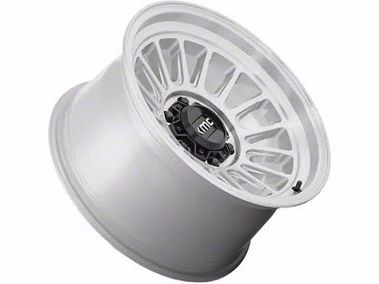 KMC Impact Ol Silver Machined 6-Lug Wheel; 17x8.5; 0mm Offset