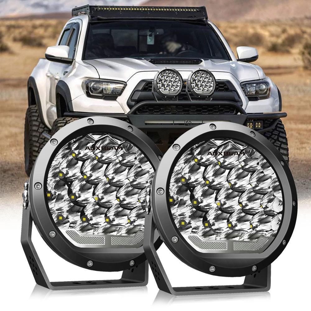 (2PCS/SET) 7 INCH 178W ROUND OFF ROAD LIGHT SPOT BEAM LED DRIVING LIGHTS