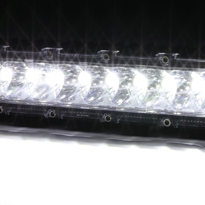 14 INCH 60W SPOT BEAM SINGLE ROW LED LIGHT BAR 5800LM WITH HARNESS KIT