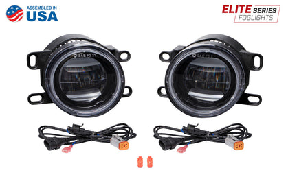 ELITE SERIES FOG LAMPS FOR 2010-2013 TOYOTA 4RUNNER PAIR COOL WHITE 6000K DIODE DYNAMICS