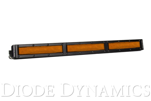 Diode Dynamics 18 INCH LED LIGHT BAR SINGLE ROW STRAIGHT AMBER FLOOD EACH STAGE SERIES