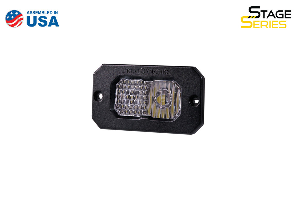 STAGE SERIES 2IN LED POD PRO WHITE COMBO FLUSH ABL SINGLE DIODE DYNAMICS