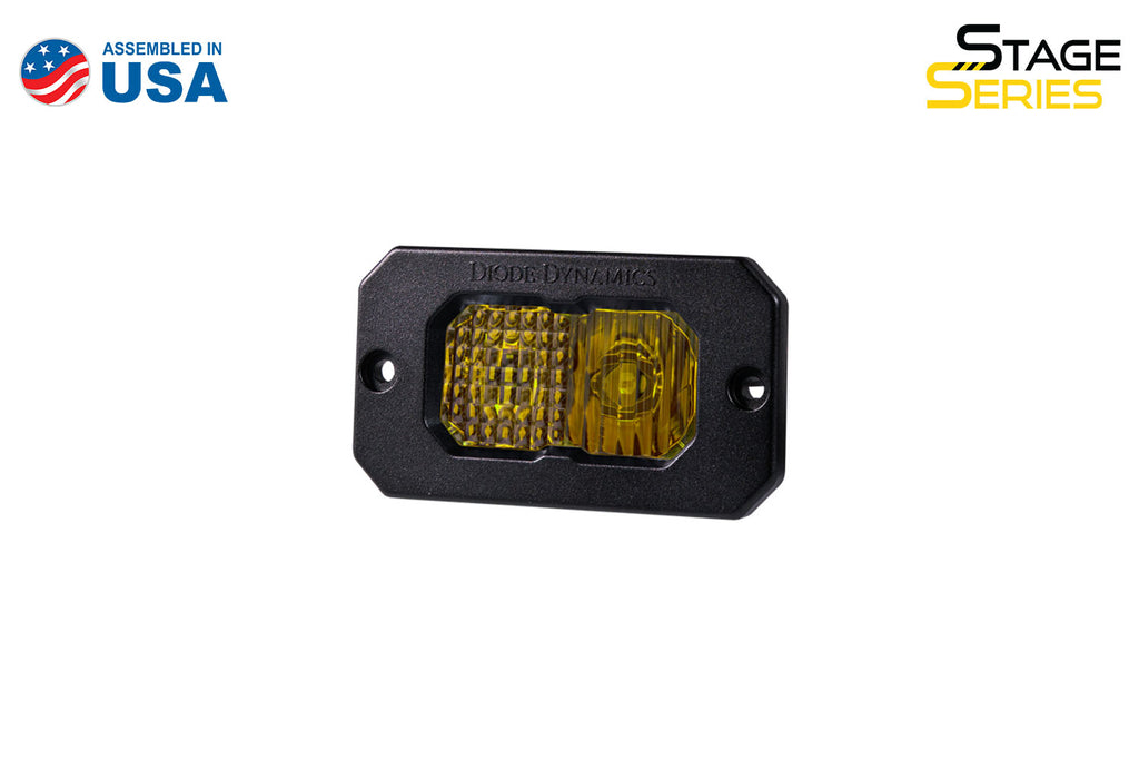 STAGE SERIES 2IN LED POD PRO YELLOW COMBO FLUSH ABL SINGLE DIODE DYNAMICS