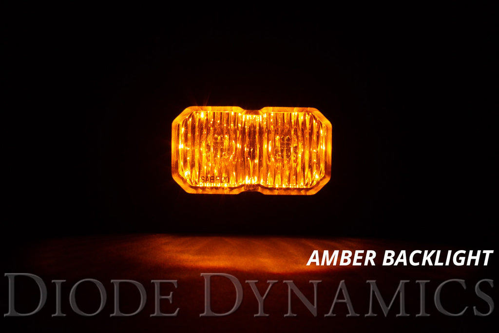 STAGE SERIES 2IN LED POD PRO YELLOW COMBO FLUSH ABL SINGLE DIODE DYNAMICS