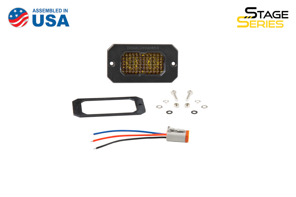 STAGE SERIES 2IN LED POD PRO YELLOW COMBO FLUSH ABL SINGLE DIODE DYNAMICS