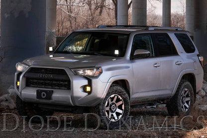 SS3 LED DITCH LIGHT KIT FOR 2010-2021 TOYOTA 4RUNNER PRO YELLOW COMBO DIODE DYNAMICS