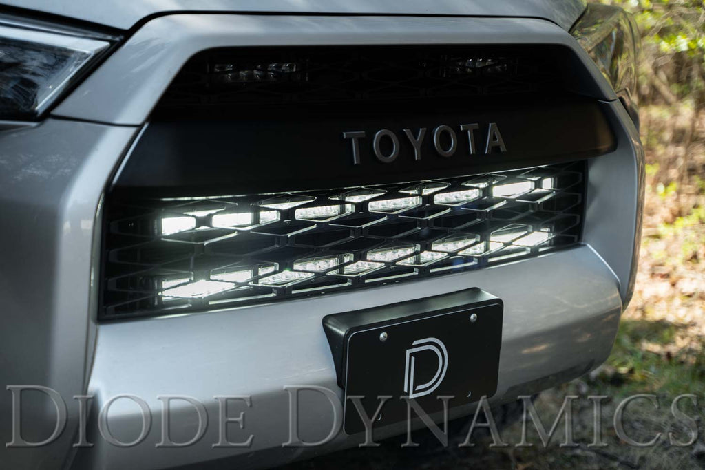 DIODE DYNAMICS SS30 DUAL STEALTH LIGHTBAR KIT FOR 14-19 4RUNNER WHITE DRIVING