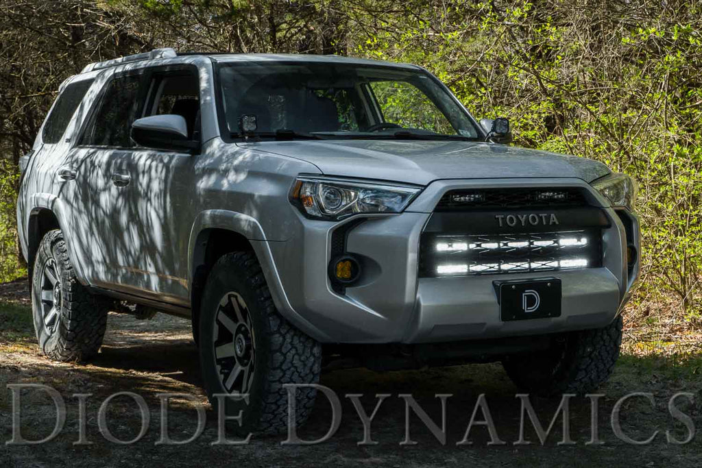 SS30 DUAL STEALTH LIGHTBAR KIT FOR 2014-2019 TOYOTA 4RUNNER WHITE DRIVING DIODE DYNAMICS