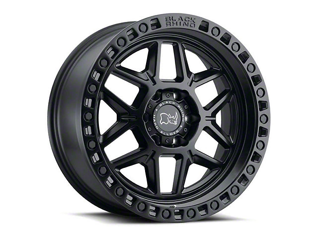 Black Rhino Kelso Matte Black 6-Lug Wheel; 18x9; -12mm Offset