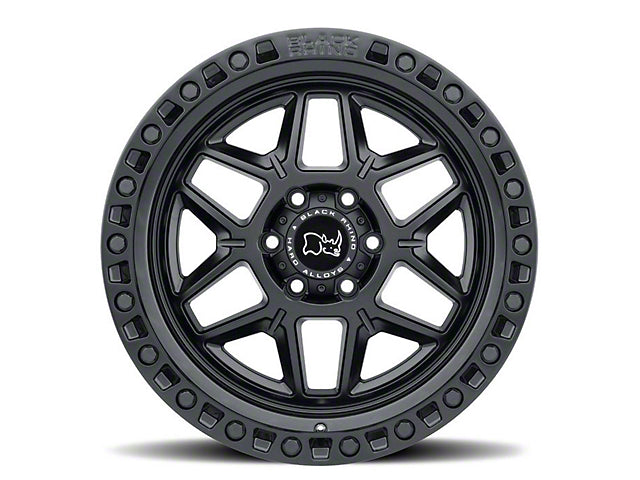 Black Rhino Kelso Matte Black 6-Lug Wheel; 18x9; -12mm Offset