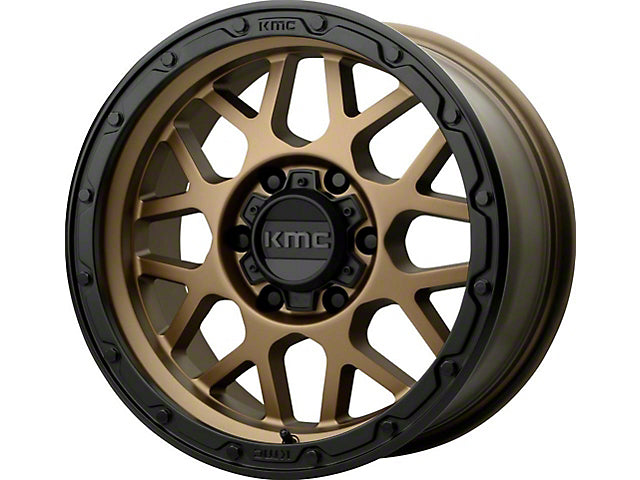 KMC Grenade Off-Road Matte Bronze 6-Lug Wheel; 17x9; 18mm Offset