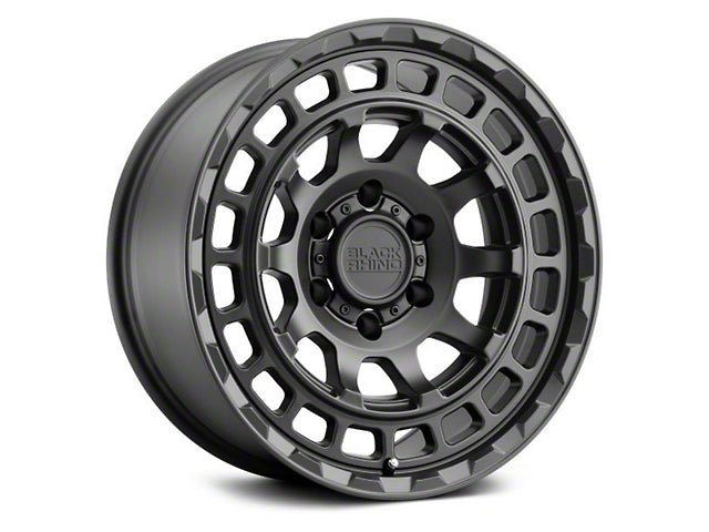 Black Rhino Chamber Matte Black 6-Lug Wheel; 16x8; -10mm Offset