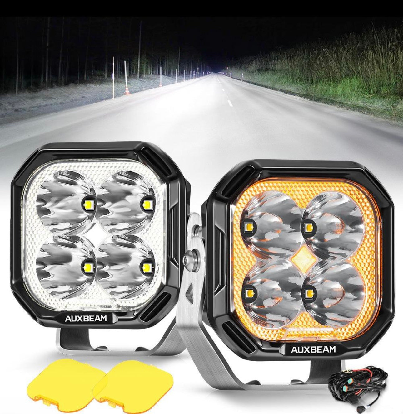 Auxbeam Color Play 3in Off Road Lights
