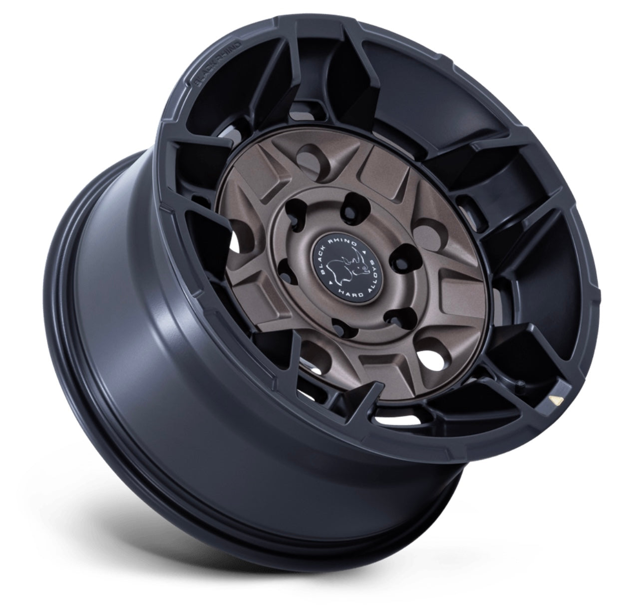 Black Rhino BURNT BRONZE W/ MATTE BLACK LIP 17x8.5 0mm OffSet