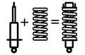 DOBINSONS ASSEMBLE PAIR OF STRUTS W/COIL AND CAP