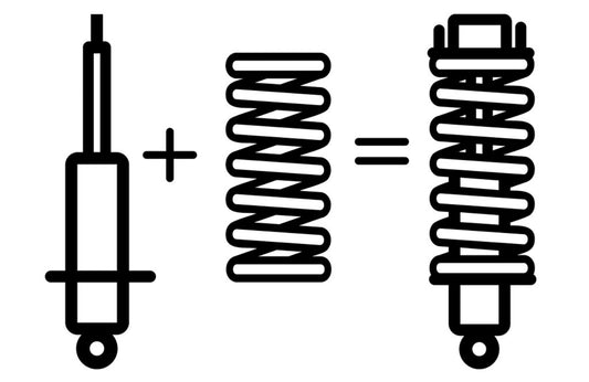DOBINSONS ASSEMBLE PAIR OF STRUTS W/COIL AND CAP NO PRELOAD - STRUTASSY