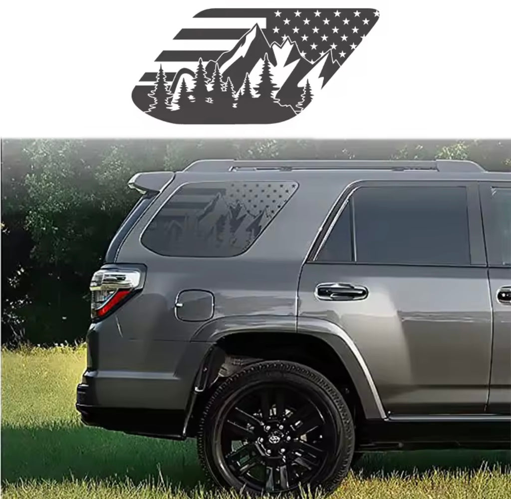 4Runner Side Window American Flag