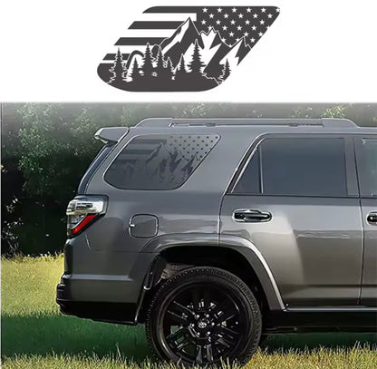 4Runner Side Window American Flag