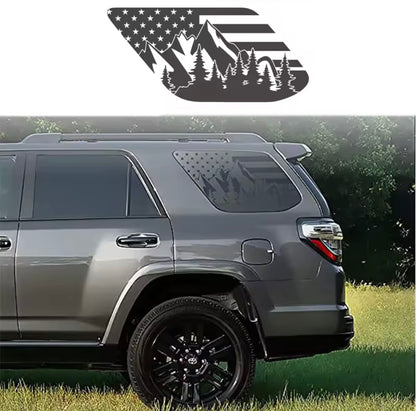 4Runner Side Window American Flag