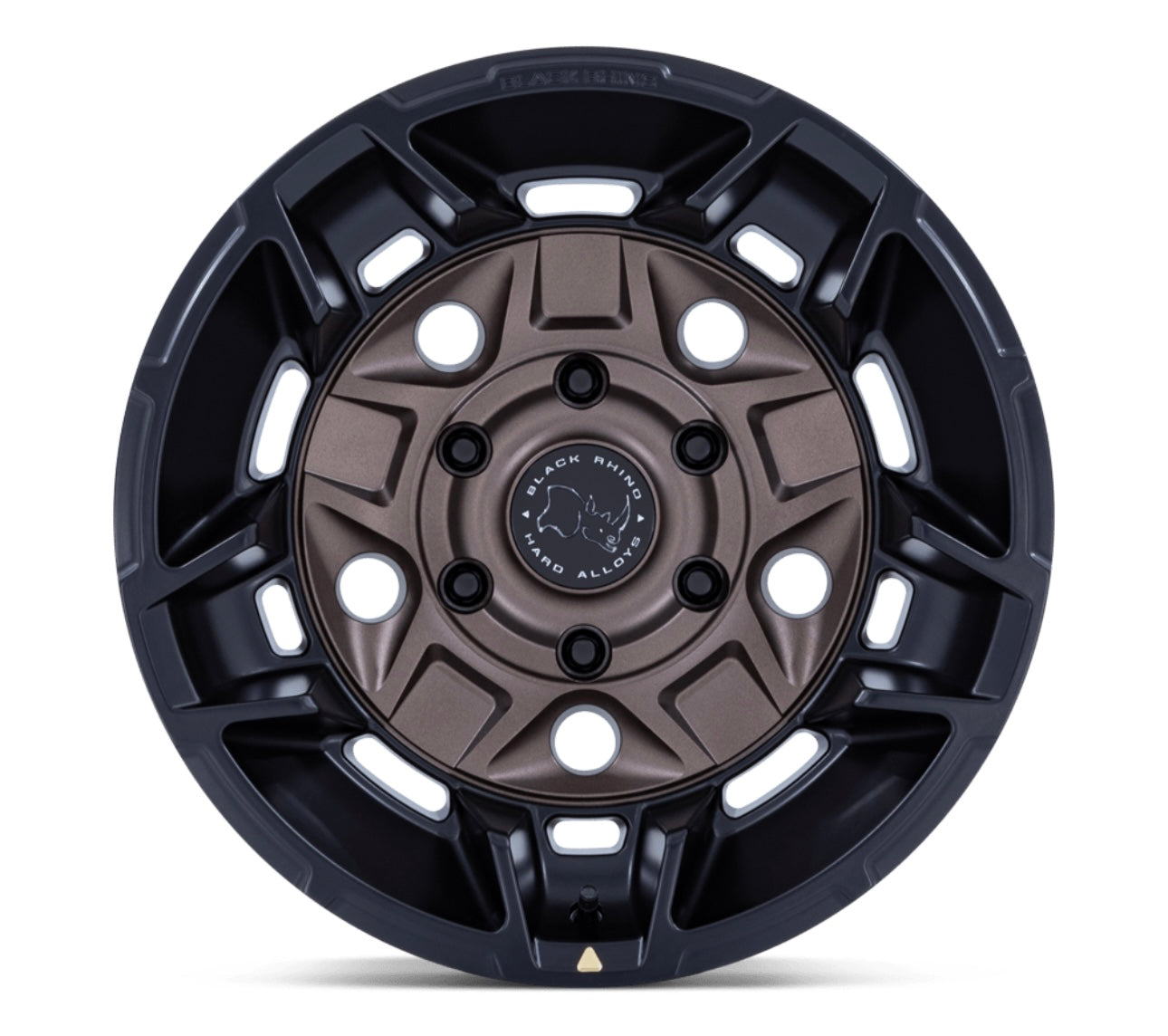 Black Rhino BURNT BRONZE W/ MATTE BLACK LIP 17x8.5 0mm OffSet