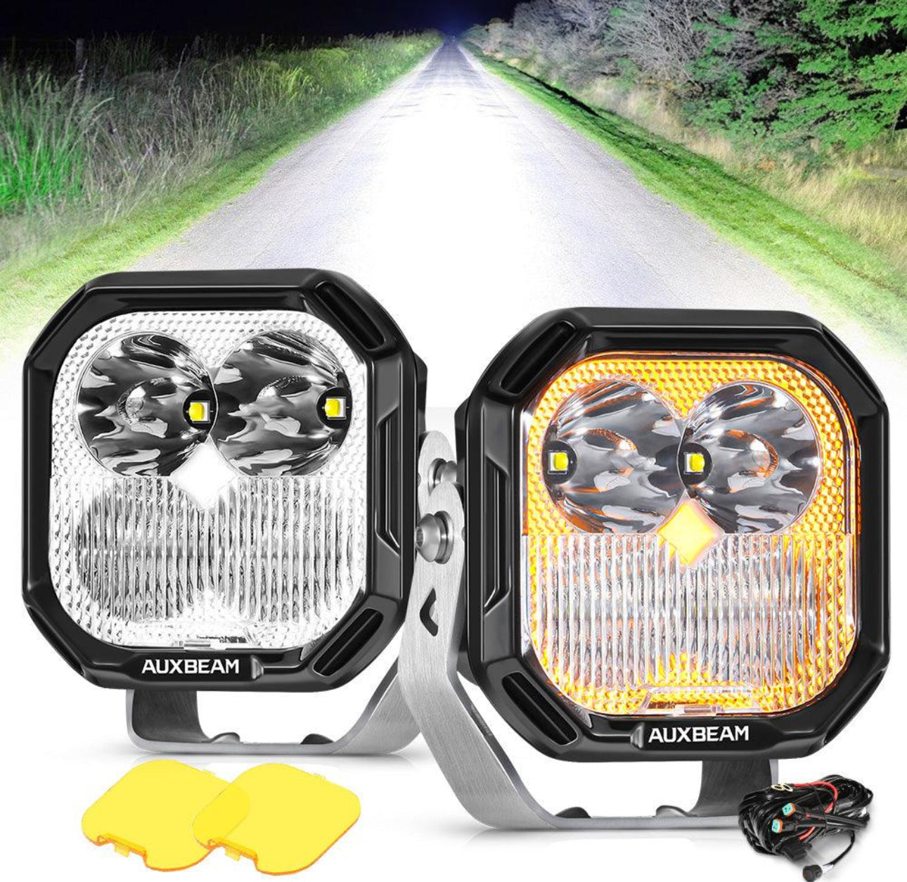 Auxbeam Color Play 3in Off Road Lights