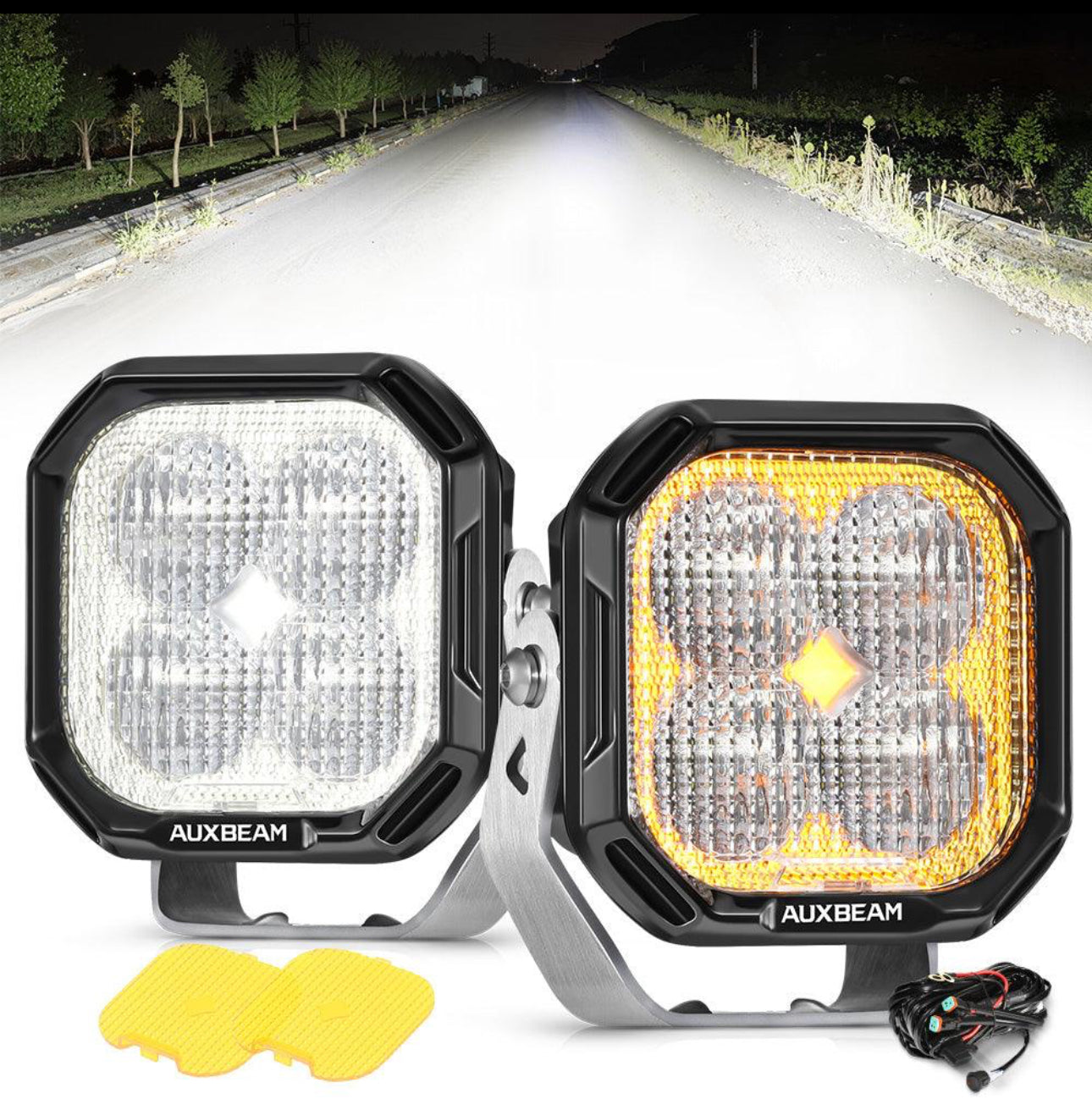 Auxbeam Color Play 3in Off Road Lights