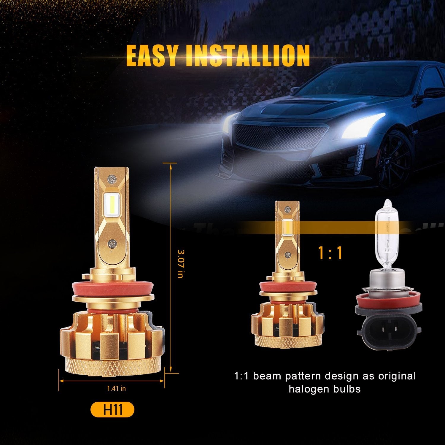 Auxbeam TOYOTA TACOMA LED LIGHT BULB (2016-2022)