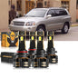2001-2003 Toyota Highlander 9005 9006 LED Headlight Bulbs Bundle
