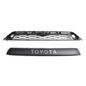 Toyota 4Runner | 2014-2019 | TRD PRO Grille | 2 Piece | Front Bumper Grille | Black / Grey / Red Toyota Letter | Led Lights