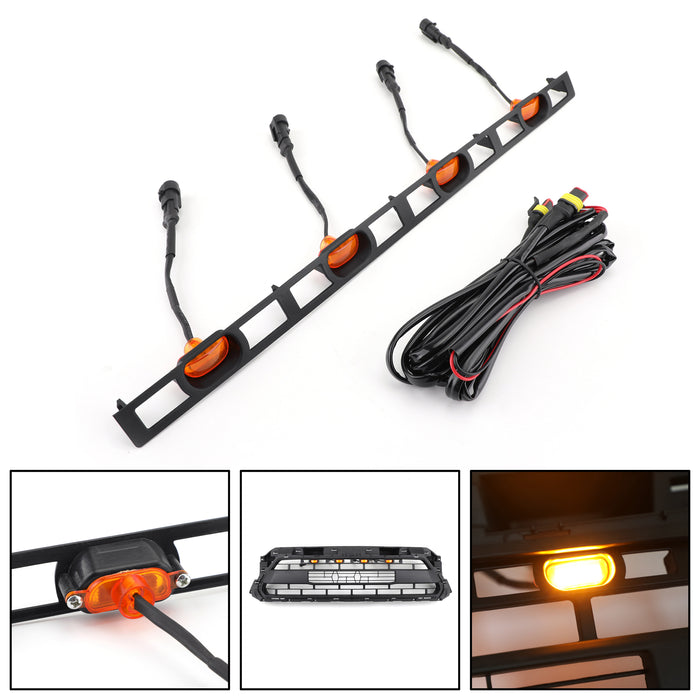 Toyota Tacoma TRD Pro 2012-2015 Grill Replacement Grille + LED Lights + Toyota Letter