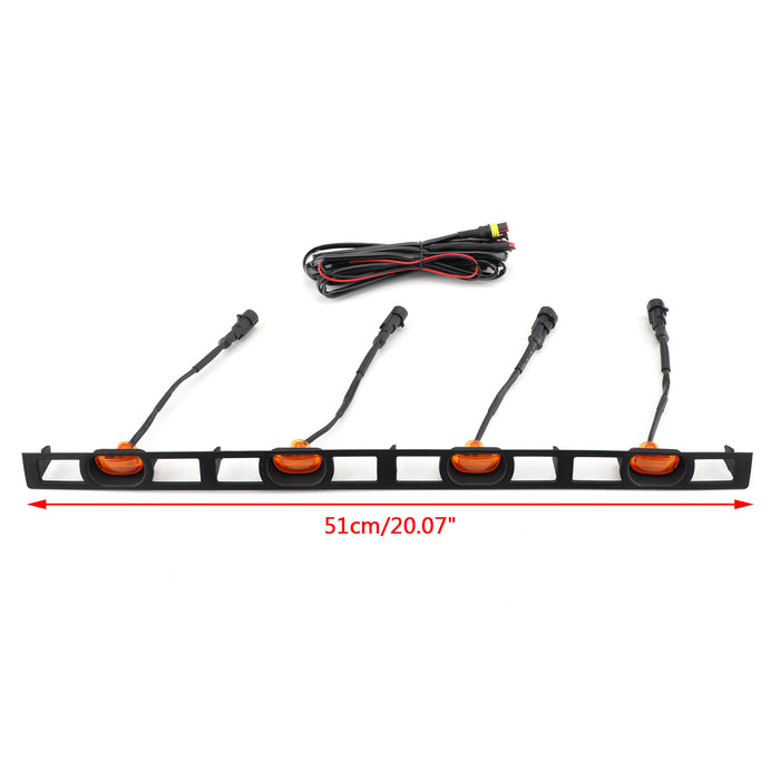 Toyota Tacoma TRD Pro 2012-2015 Grill Replacement Grille + LED Lights + Toyota Letter