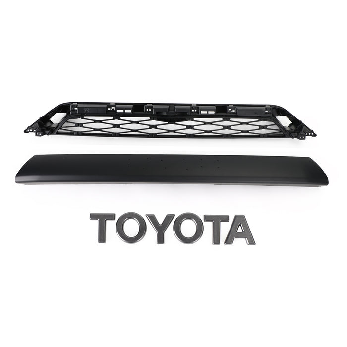 Toyota 4Runner 2020-2024 TRD PRO Black 2 Piece Front Bumper Grille Generic