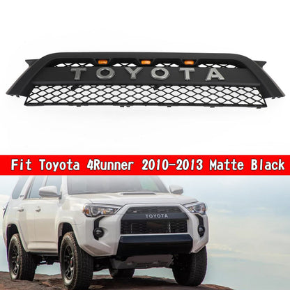 Toyota 4Runner | 2010-2013 | 4Runner | TRD Pro Grille | Matte Black + Toyota Letter + LED Lights