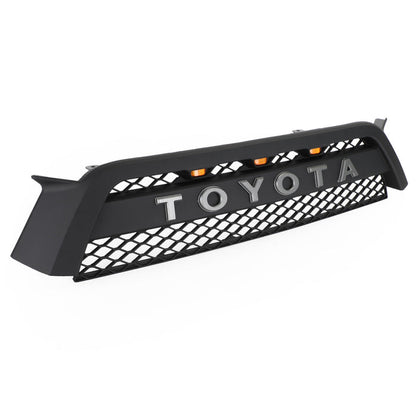 Toyota 4Runner | 2010-2013 | 4Runner | TRD Pro Grille | Matte Black + Toyota Letter + LED Lights