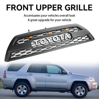 Toyota 4Runner 2006-2009 TRD PRO Style Front Bumper Grille Grill W/ LED