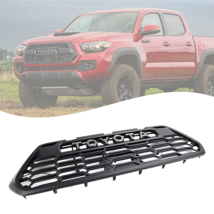 16-23 Toyota Tacoma W/ LED Lights Side Lights Front Bumper Grill Grille