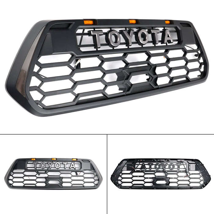 16-23 Toyota Tacoma W/ LED Lights Side Lights Front Bumper Grill Grille